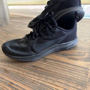 Nike Black Mesh Running Sneakers